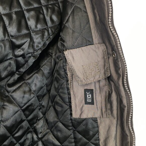 Laundry by Shelli Segal Fur Trim Hood Long Jacket Green Size XS - Picture 9 of 16